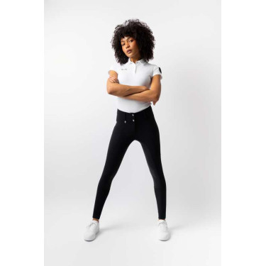 Pantalón Horze Grand Prix Pro con culera completa para mujer Azul marino oscuro Pantalón Horze Grand Prix Pro con culera completa para mujer Azul marino oscuro