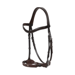 Brida sin bocado Bitless Dy'on Castaño Marrón