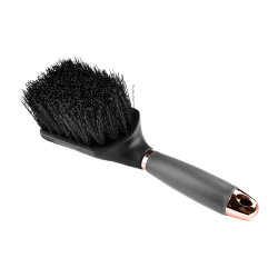Cepillo para cascos Waldhausen con mango de gel Negro / oro rosado