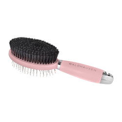 Cepillo Waldhausen doble cerda dura con mango de gel Linnea rosa