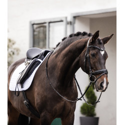 Manta de montar Waldhausen Classic Blanco / blanco