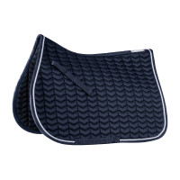 Manta de montar Waldhausen Classic Azul nocturno / blanco