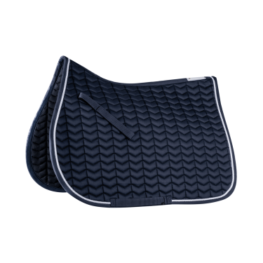 Manta de montar Waldhausen Classic Azul nocturno / blanco