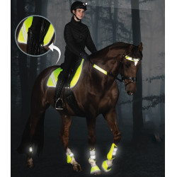 Almohadilla de montar Waldhausen Reflex Neón amarillo Almohadilla de montar Waldhausen Reflex Neón amarillo