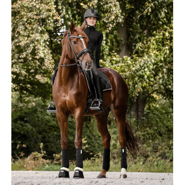 Manta de montar Waldhausen Valencia Negro / oro rosado