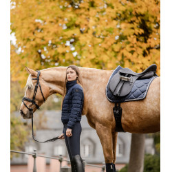 Manta de montar Waldhausen Valencia Azul nocturno / plata