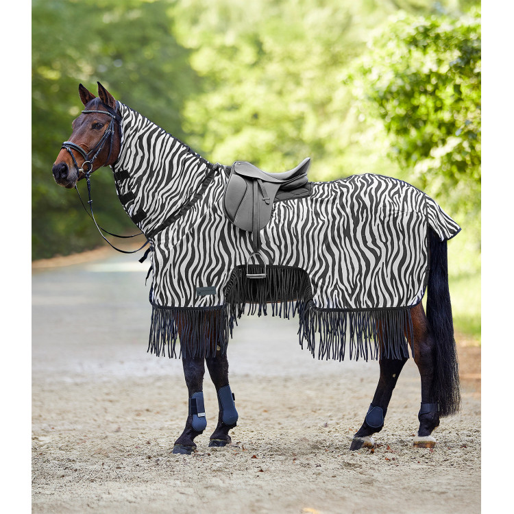 Camisa antimoscas Waldhausen con flecos Zebra
