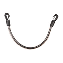 Correa de cola Waldhausen revestida de PVC Negro