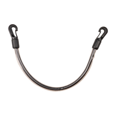 Correa de cola Waldhausen revestida de PVC Negro