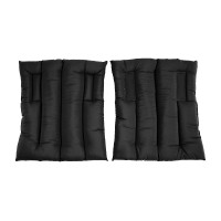 Algodón de recambio Waldhausen para protectores de cuadra, juego de 2 Negro