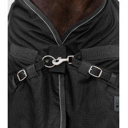 Manta de exterior High Neck Waldhausen Scandic 200 g Negro Manta de exterior High Neck Waldhausen Scandic 200 g Negro