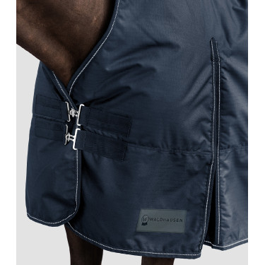 Manta de exterior Waldhausen Nordic High Neck 200 g Azul nocturno Manta de exterior Waldhausen Nordic High Neck 200 g Azul nocturno
