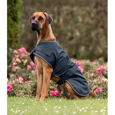 Capa de lluvia Waldhausen para perro Azul marino