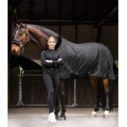 Manta de transporte Waldhausen Exclusive 50 g Negro