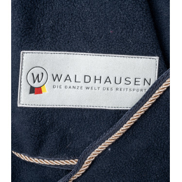 Manta polar Waldhausen Modern Rosé Azul nocturno / oro rosado