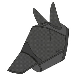 Máscara anti-moscas anti-UV Equithème 2 en 1