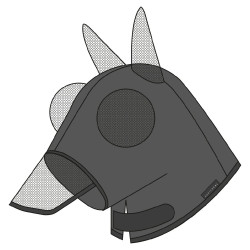 Máscara antimoscas anti-UV Equithème Hood