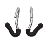 Gancho gourmette Waldhausen recubierto de caucho Gris