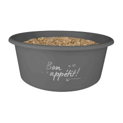 Comedero con tapa Waldhausen Gris Comedero con tapa Waldhausen Gris