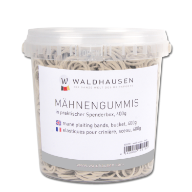 Elásticos Waldhausen para crin en un cubo de 400 g