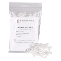 Elásticos Waldhausen para crines extra anchos Blanco