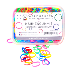 Elásticos Waldhausen extragrandes para trenzar multicolores caja Elásticos Waldhausen extragrandes para trenzar multicolores caja