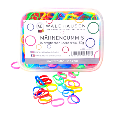 Elásticos Waldhausen extragrandes para trenzar multicolores caja Elásticos Waldhausen extragrandes para trenzar multicolores caja
