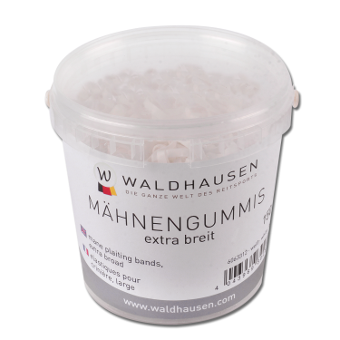 Gomas Waldhausen extra grandes en cubo Blanco