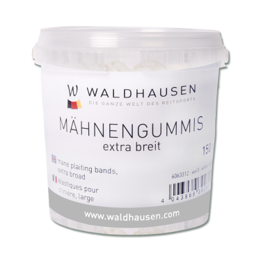 Gomas Waldhausen extra grandes en cubo Transparente