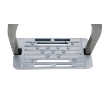 Estribos Waldhausen de aluminio Gris