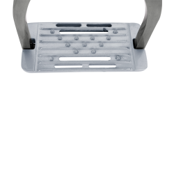 Estribos Waldhausen de aluminio Gris