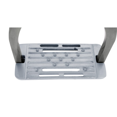 Estribos Waldhausen de aluminio Gris