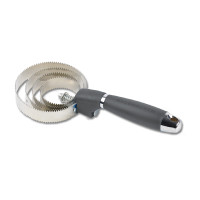 Rascador metálico redondo Waldhausen con mango de gel Negro