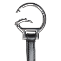 Horquilla de martingala Waldhausen X-Line anillas Snap Negro