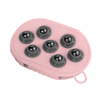 Guante de masaje y acicalado Waldhausen Linnea rosa