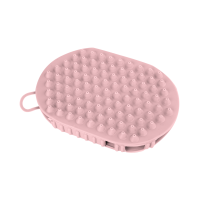 Guante de masaje y acicalado Waldhausen Linnea rosa