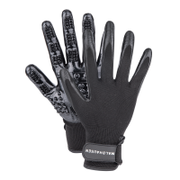 Guante de cepillado Waldhausen Negro Guante de cepillado Waldhausen Negro