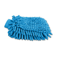 Guante de microfibra para el cepillado Waldhausen Azul celeste