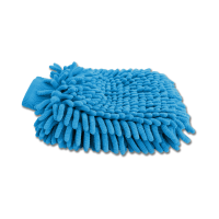 Guante de microfibra para el cepillado Waldhausen Azul celeste