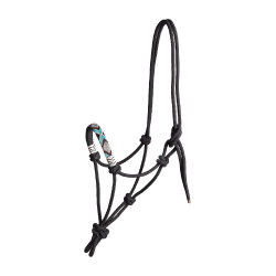 Cabezada Waldhausen con nudos Pearls Negro