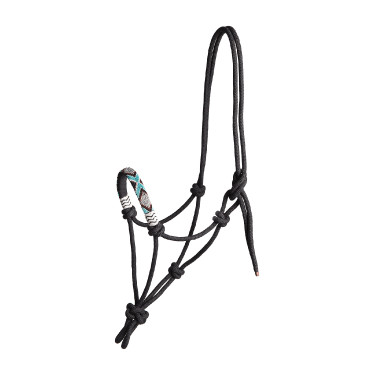 Cabezada Waldhausen con nudos Pearls Negro