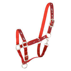 Cabezada Waldhausen déco Caballitos Roja Rojo