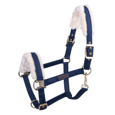 Cabezada Waldhausen Exclusive Azul nocturno / beige