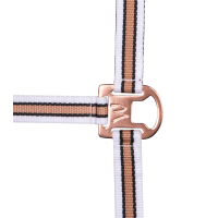 Cabezada Waldhausen Shine Blanco / oro rosado