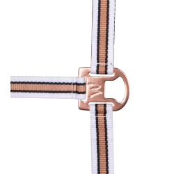 Cabezada Waldhausen Shine Blanco / oro rosado