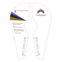 Medidor de arcos de silla Waldhausen Blanco