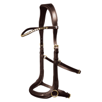 Cabezada sin bocado Sensation Waldhausen X-Line Negro