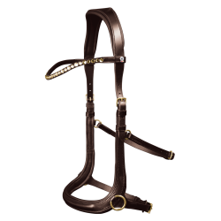 Cabezada sin bocado Sensation Waldhausen X-Line Castaño Marrón