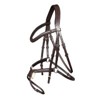 Brida estándar Cancún Waldhausen X-Line Castaño Marrón