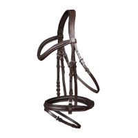 Brida estándar London Waldhausen X-Line Castaño Marr&amp;oacute;n